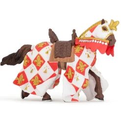 Figurine Cheval blanc Fleur de Lys - Papo
