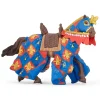 Figurine Cheval bleu fleur de lys - Papo