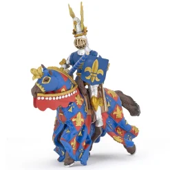 Figurine Cheval bleu fleur de lys - Papo