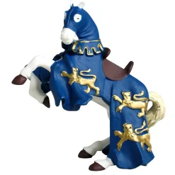 Figurine Cheval du Roi Richard bleu (sans chevalier) - Papo