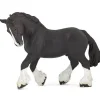 Figurine Cheval Shire : Etalon noir - Papo