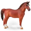 Figurine Cheval XL : Hackney Étalon Marron - Figurines Collecta