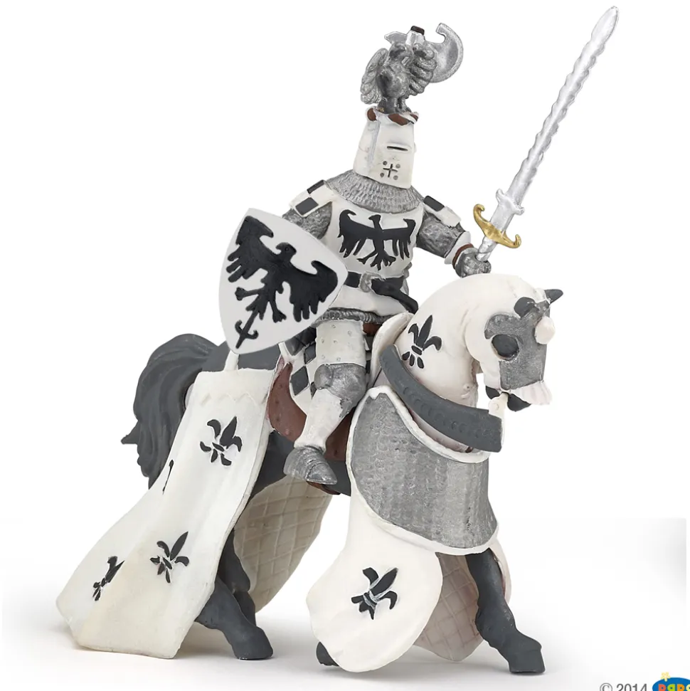 Figurine Chevalier blanc au cimier - Papo