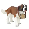 Figurine Chien : Saint-Bernard au tonneau - Papo
