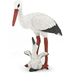 Figurine Cygogne et son bébé - Papo