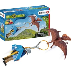 Figurine dinosaure : Poursuite en Jetpack - Schleich