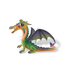Figurine Dragon à deux têtes : Vert - Bullyland