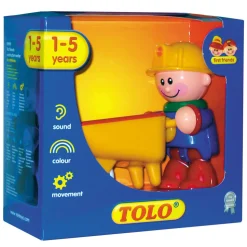 Figurine First Friends : Ouvrier de la Construction avec brouette - Tolo