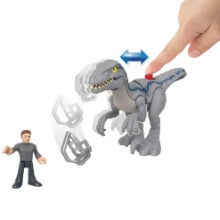 Figurine Imaginext : Jurassic World : Blue en fuite - Fisher-Price