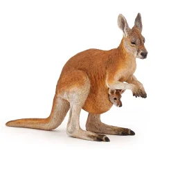 Figurine Kangourou et son bébé - Papo