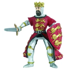 Figurine Richard Coeur de Lion rouge (sans cheval) - Papo