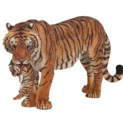 Figurine Tigre : Femelle et son bébé - Papo
