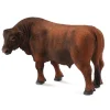 Figurine La Ferme (L): Taureau Angus Rouge - Figurines Collecta