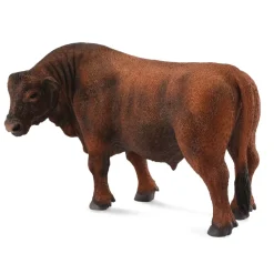 Figurine La Ferme (L): Taureau Angus Rouge - Figurines Collecta