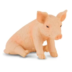 Figurine La Ferme (S): Cochonnet Assis - Figurines Collecta