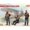 Figurines : 3 Pilotes britanniques (1939-1945) - ICM