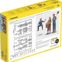 Figurines : Agriculteurs en 1:24 - Heller