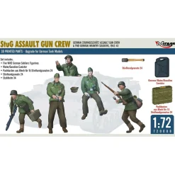 Figurines : équipage de canon d'assaut - Mirage Hobby