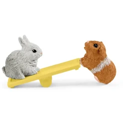Figurines animaux : Maison pour lapins et cochons d'Inde - Schleich