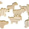 Figurines bois Animaux, set de 12 - Eduplay