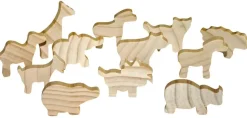 Figurines bois Animaux, set de 12 - Eduplay