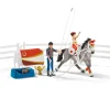 Figurines cheval et cavalière : Kit de voltige équestre Horse Club Mia - Schleich