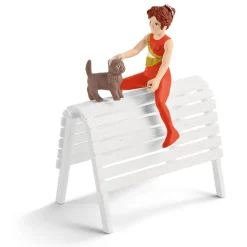 Figurines cheval et cavalière : Kit de voltige équestre Horse Club Mia - Schleich