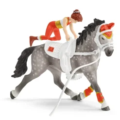 Figurines cheval et cavalière : Kit de voltige équestre Horse Club Mia - Schleich
