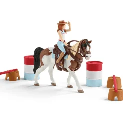 Figurines cheval et cavalière : Kit d'équitation western Horse Club Hannah - Schleich