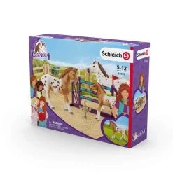 Figurines chevaux : L'entraînement au concours d'Horse Club Lisa - Schleich