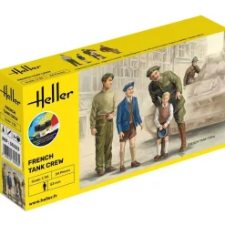 Figurines de Guerre : STARTER KIT Equipage de char français - Heller
