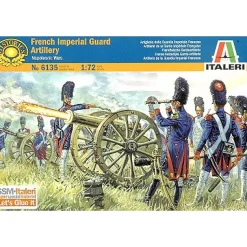Figurines des Guerres napoléoniennes : Artillerie de la Garde Française - Italeri
