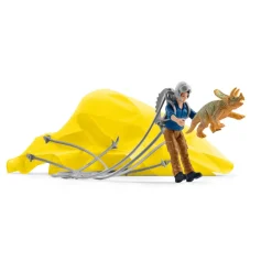 Figurines dinosaure : Sauvetage en parachute - Schleich