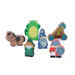 Figurines en bois : Mes histoires de château-fort - Vilac