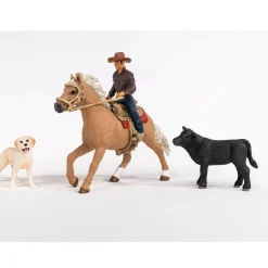 Figurines Farm World : Aventures d'équitation Western - Schleich