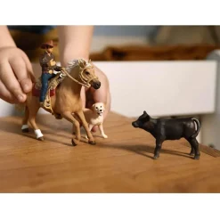 Figurines Farm World : Aventures d'équitation Western - Schleich