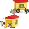 Figurines Farm World : Kit 2 en 1 : Poulailler et niche - Schleich