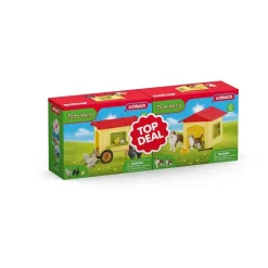 Figurines Farm World : Kit 2 en 1 : Poulailler et niche - Schleich