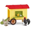 Figurines Farm World : Poulailler mobile - Schleich