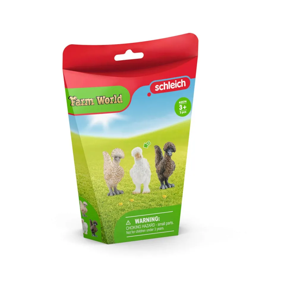 Figurines Farm World : Trio de poules - Schleich