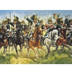 Figurines Guerres napoléoniennes : Dragons Français - Italeri
