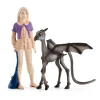 Figurines Harry Potter™: Luna Lovegood™ et Bébé Sombral - Schleich