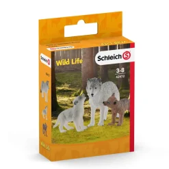 Figurines Maman loup avec louveteaux - Schleich