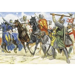 Figurines médiévales : Croisés du XIème siècle - Italeri
