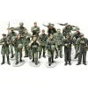 Figurines 2ème Guerre Mondiale : Infanterie Allemande En Manœuvre - Tamiya