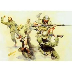 Figurines 2ème Guerre Mondiale : Combat au corps à corps : Bataille en Afrique du Nord 1942 - Master Box