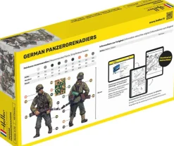 Figurines 2ème Guerre Mondiale : Panzergrenadiers allemands - Heller