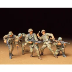 Figurines militaires : Fantassins Allemands Seconde Guerre Mondiale - Tamiya
