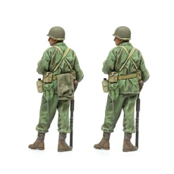 Figurines militaires : Groupe d'éclaireurs U.S. Seconde Guerre mondiale - Tamiya