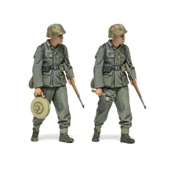 Figurines militaires : Infanterie Allemande Fin Seconde Guerre Mondiale - Tamiya